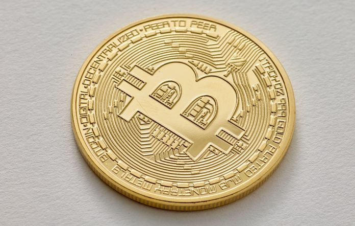 Bitcoin. Fonte Wikimedia Commons.