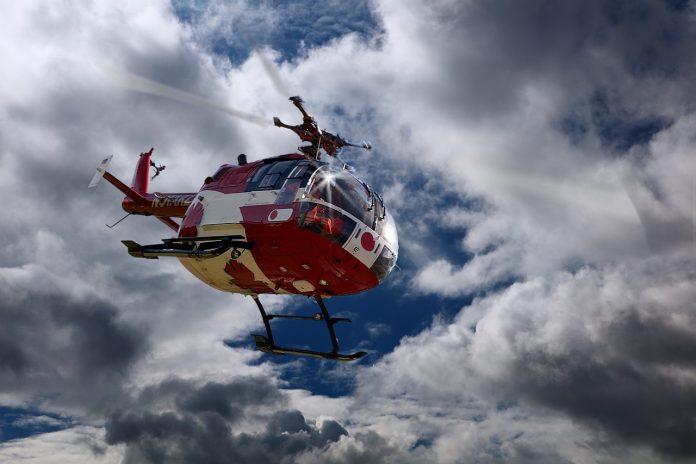 Elicottero di soccorso. Fonte: Pixabay
