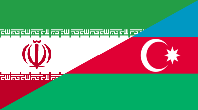 Bandiera dell'Azerbaijan e bandiera dell'Iran Fonte: Wikimedia Commons
