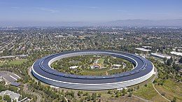 Centrale Apple a Cupertino in California Fonte: Wikipedia